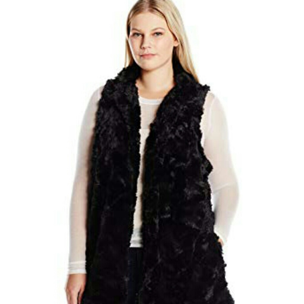 French Laundry Faux fur vest